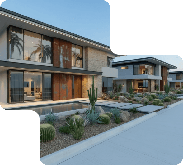 Why My Property Fact — shaped decorative illustration on About Us page