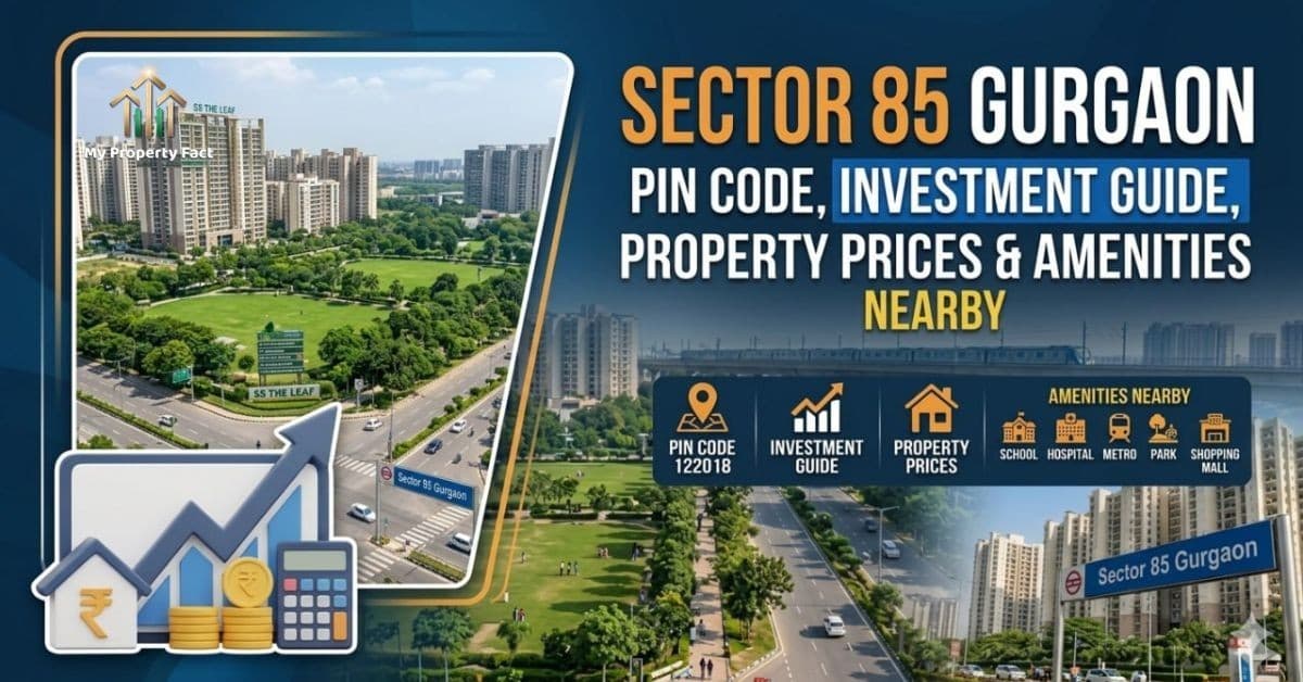 Sector 85 Gurgaon Property Prices, PIN Code & Amenities Guide — blog featured image on My Property Fact Sector 85 Gurgaon Property Prices, PIN Code & Amenities Guide — blog featured image on My Property Fact