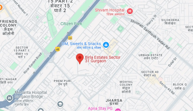 Project Location Map Project Location Map