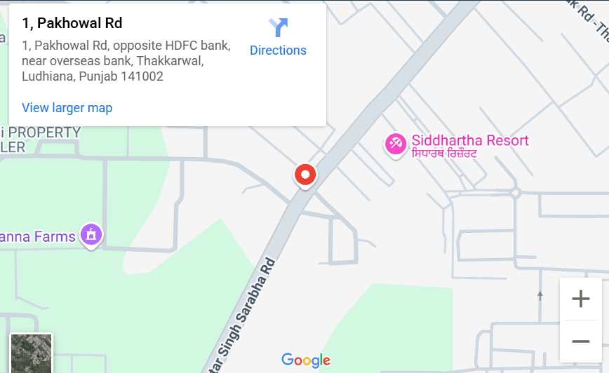 Project Location Map Project Location Map